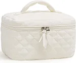 This versatile bag serves as a daily handbag, cosmetics organizer, toiletry bag, or storage pouch. Its lightweight and compact design make it ideal for travel, keeping you organized on the go.